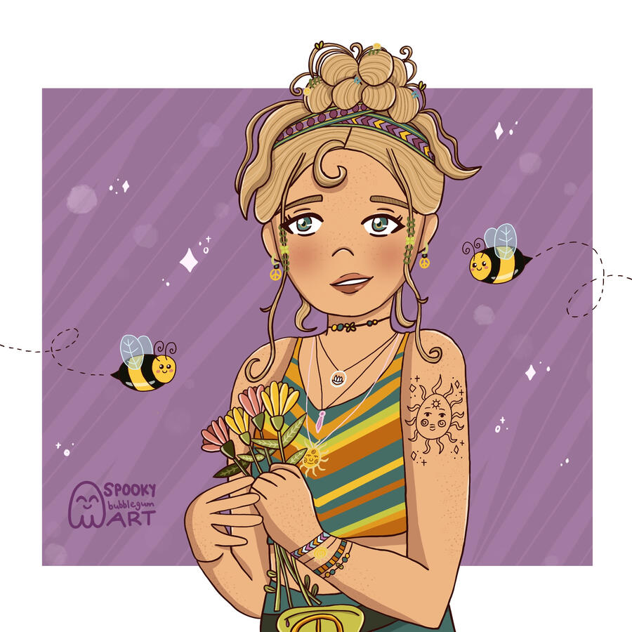 Bee Girl - DTIYS