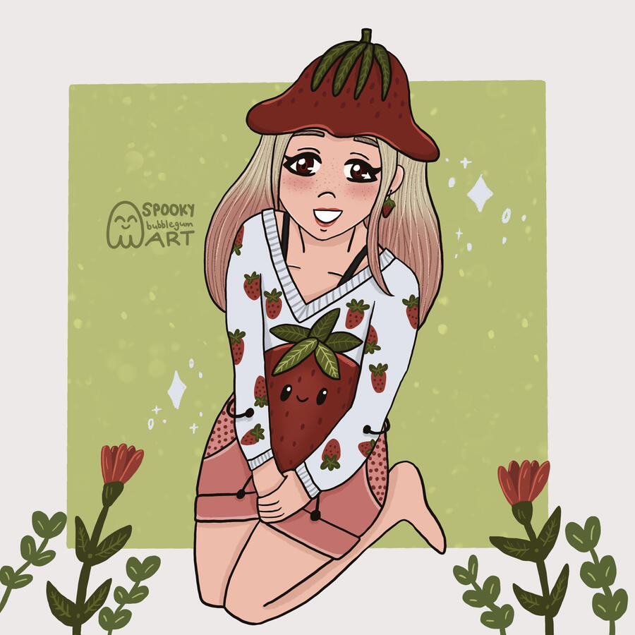 Strawberry Girl - DTIYS